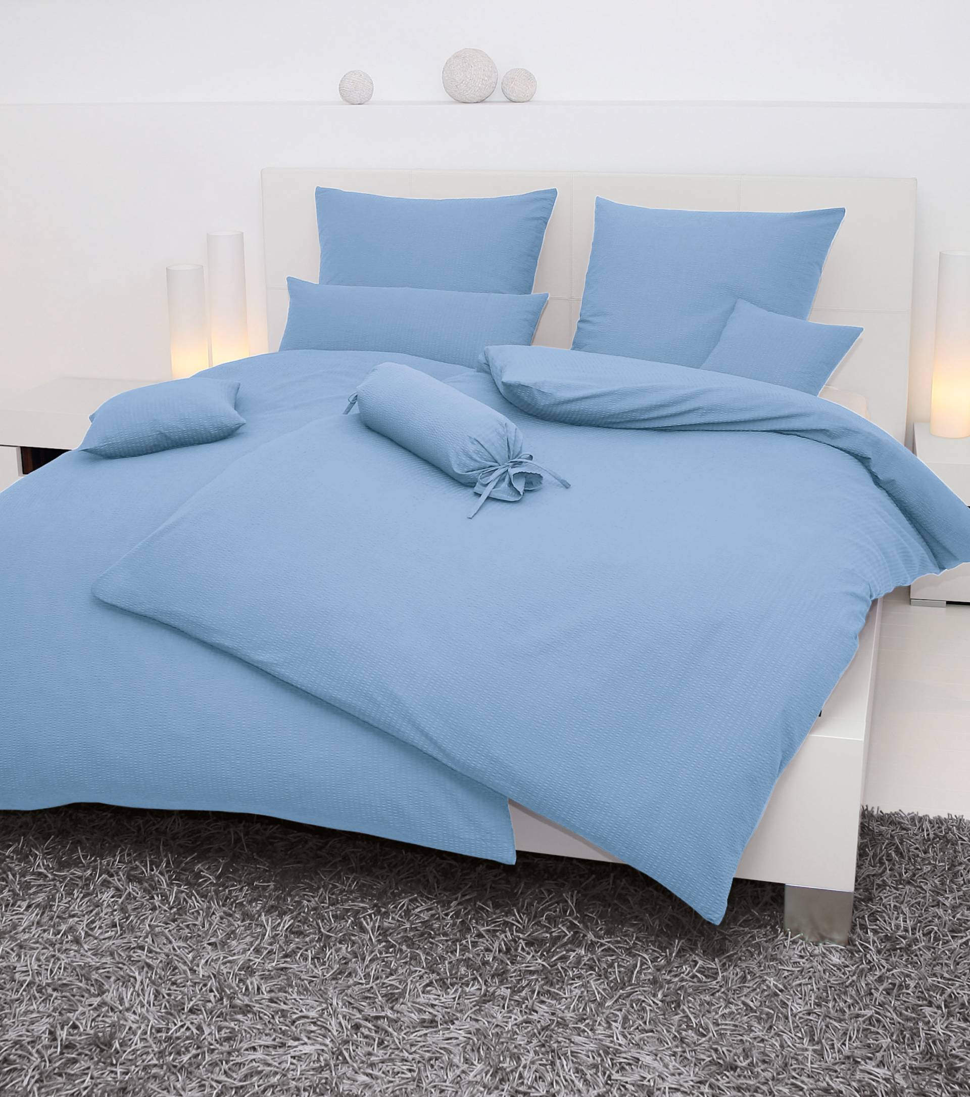 Janine Bettwäsche "PIANO 0125 31 135X200,80x80" 2 Stk. tlg. mit Reißverschluss von Janine