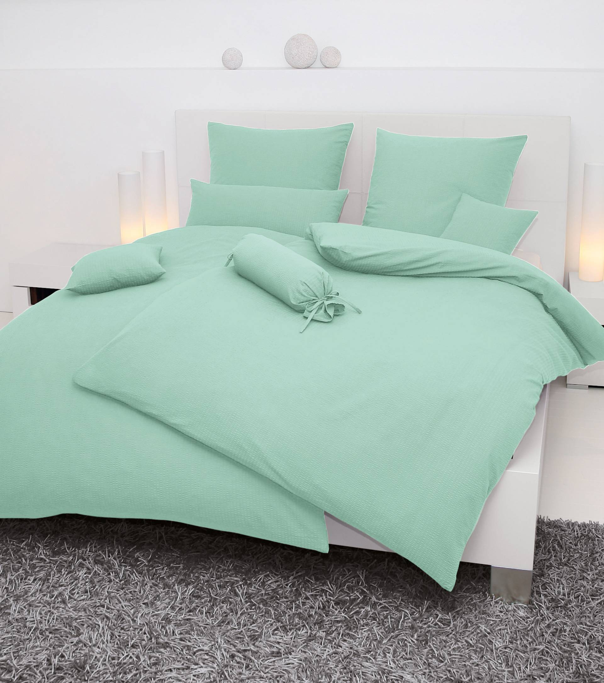 Janine Bettwäsche "PIANO 0125 31 135X200,80x80" 2 Stk. tlg. mit Reißverschluss von Janine