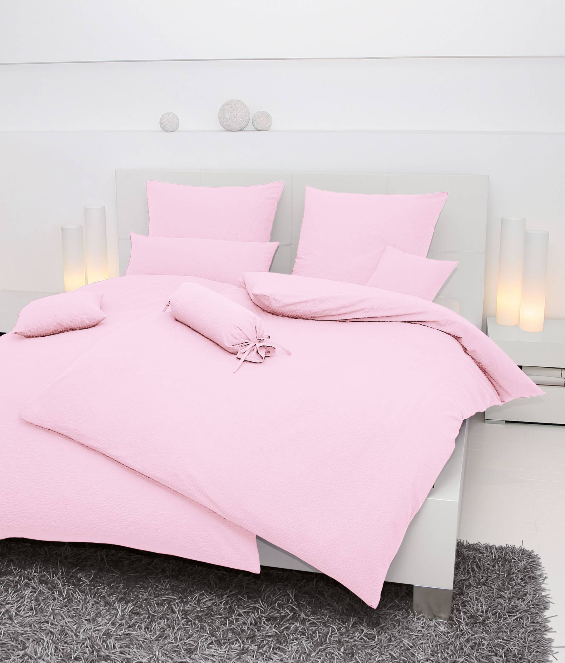 Janine Bettwäsche "PIANO 0125 31 135X200,80x80" 2 Stk. tlg. mit Reißverschluss von Janine