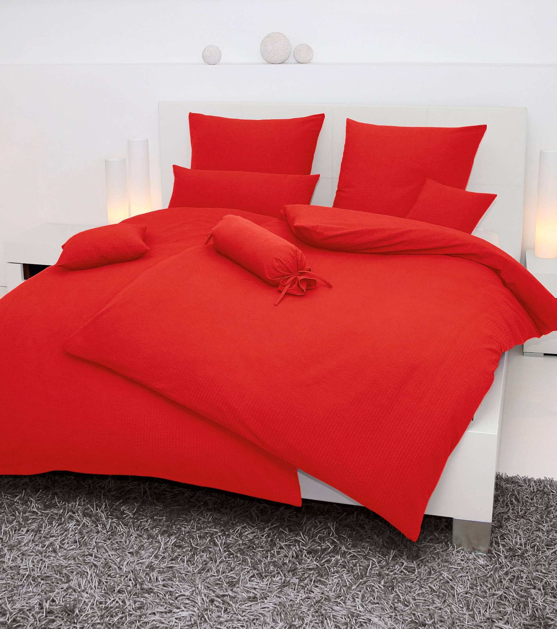 Janine Bettwäsche "PIANO 0125 31 135X200,80x80" 2 Stk. tlg. mit Reißverschluss von Janine