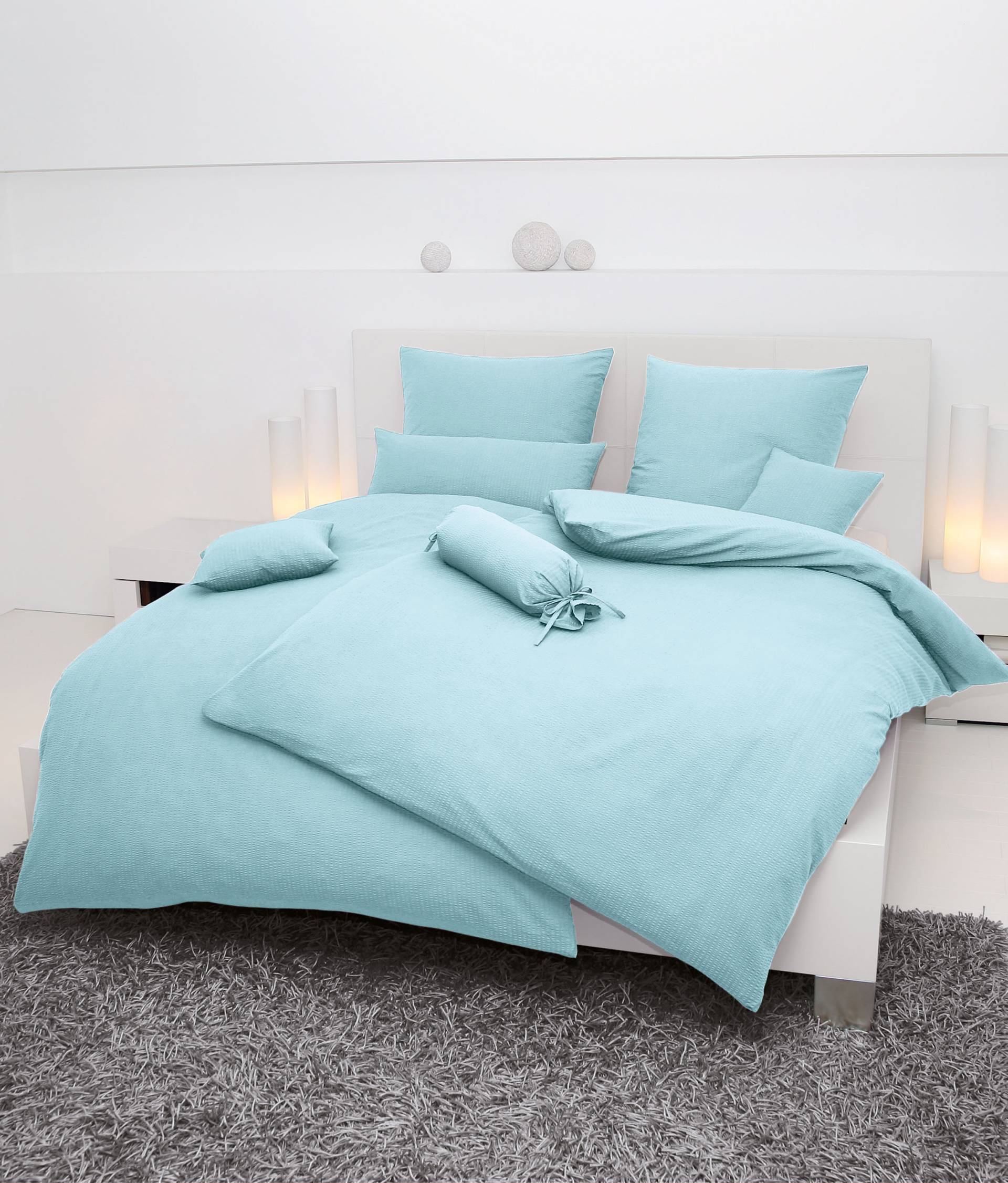 Janine Bettwäsche "PIANO 0125 31 135X200,80x80" 2 Stk. tlg. mit Reißverschluss von Janine