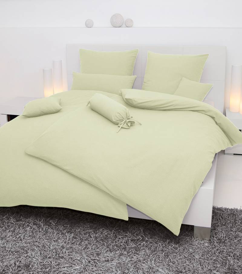 Janine Bettwäsche "PIANO 0125 31 135X200,80x80" 2 Stk. tlg. mit Reißverschluss von Janine