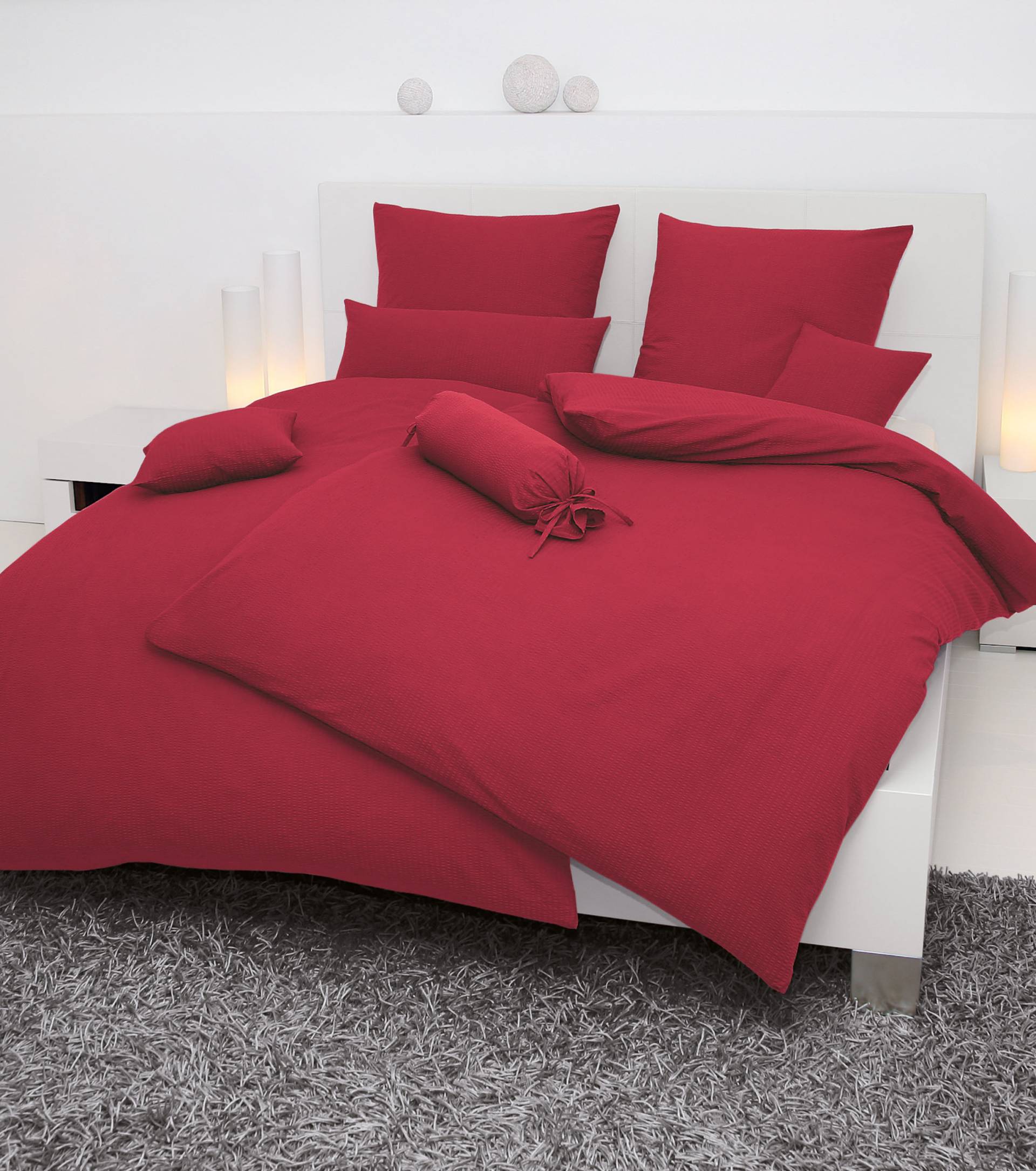 Janine Bettwäsche "PIANO 0125 31 135X200,80x80" 2 Stk. tlg. mit Reißverschluss von Janine