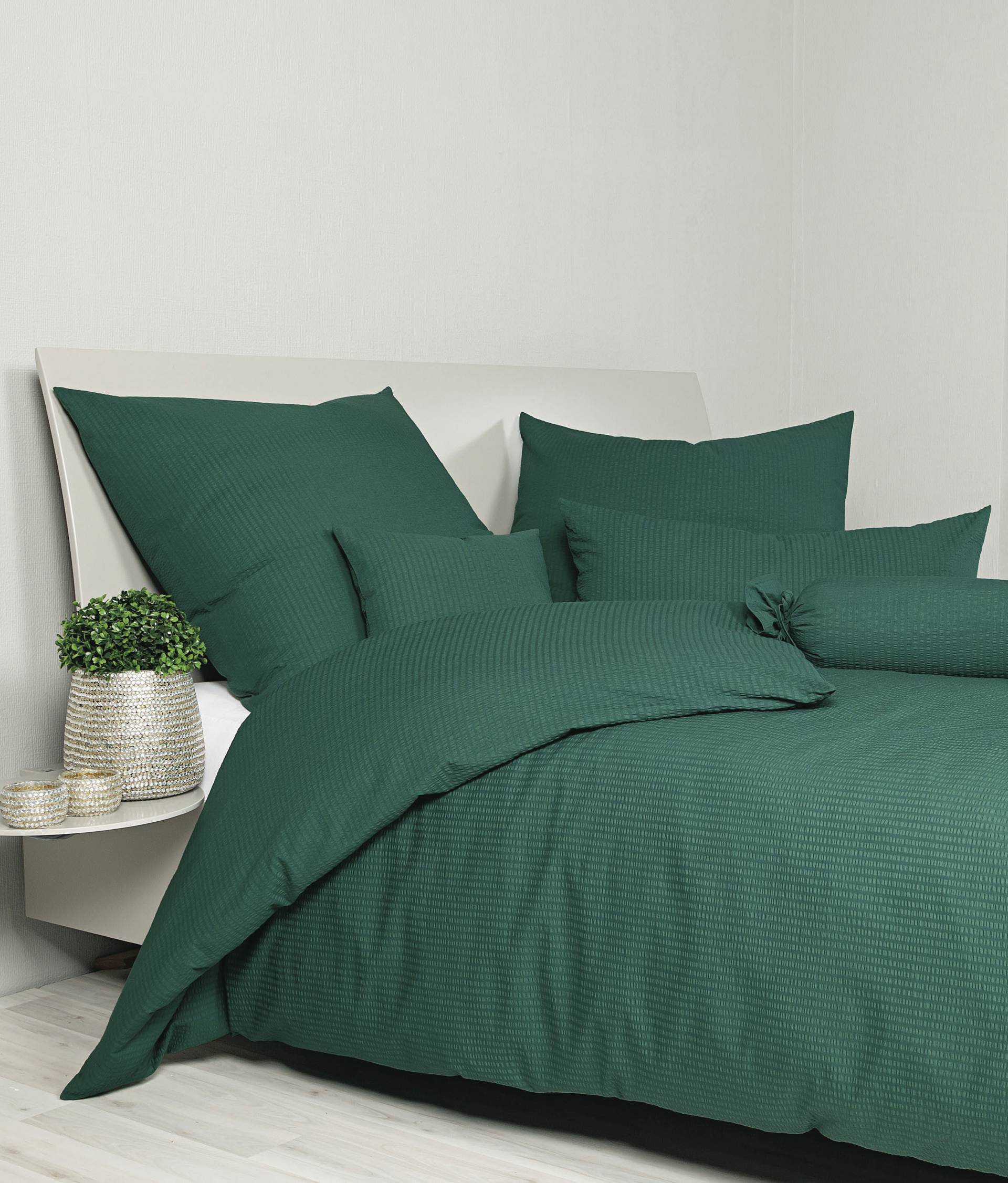 Janine Bettwäsche "PIANO 0125 31 135X200,80x80" 2 Stk. tlg. mit Reißverschluss von Janine