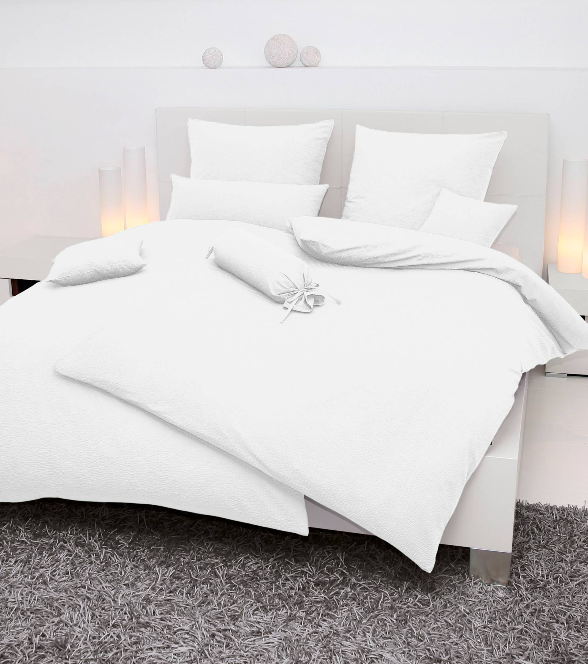 Janine Bettwäsche "PIANO 0125 31 135X200,80x80" 2 Stk. tlg. mit Reißverschluss von Janine