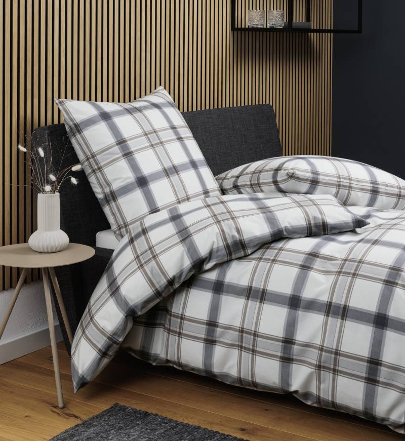 Janine Bettwäsche "Soft-Cotton71002 0" mit Reissverschluss von Janine