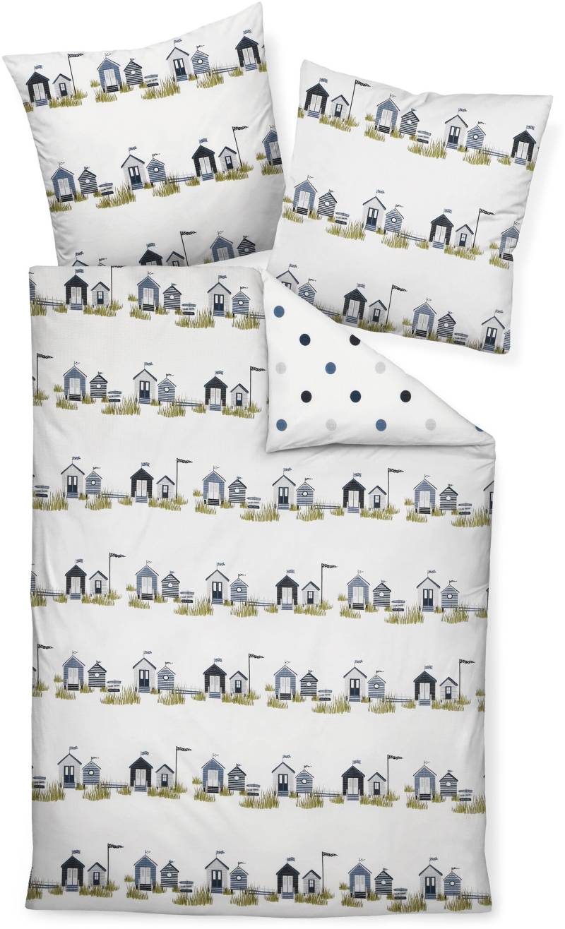 Janine Bettwäsche "TANGO20050 02 155x200,80x80" mit Reißverschluss von Janine