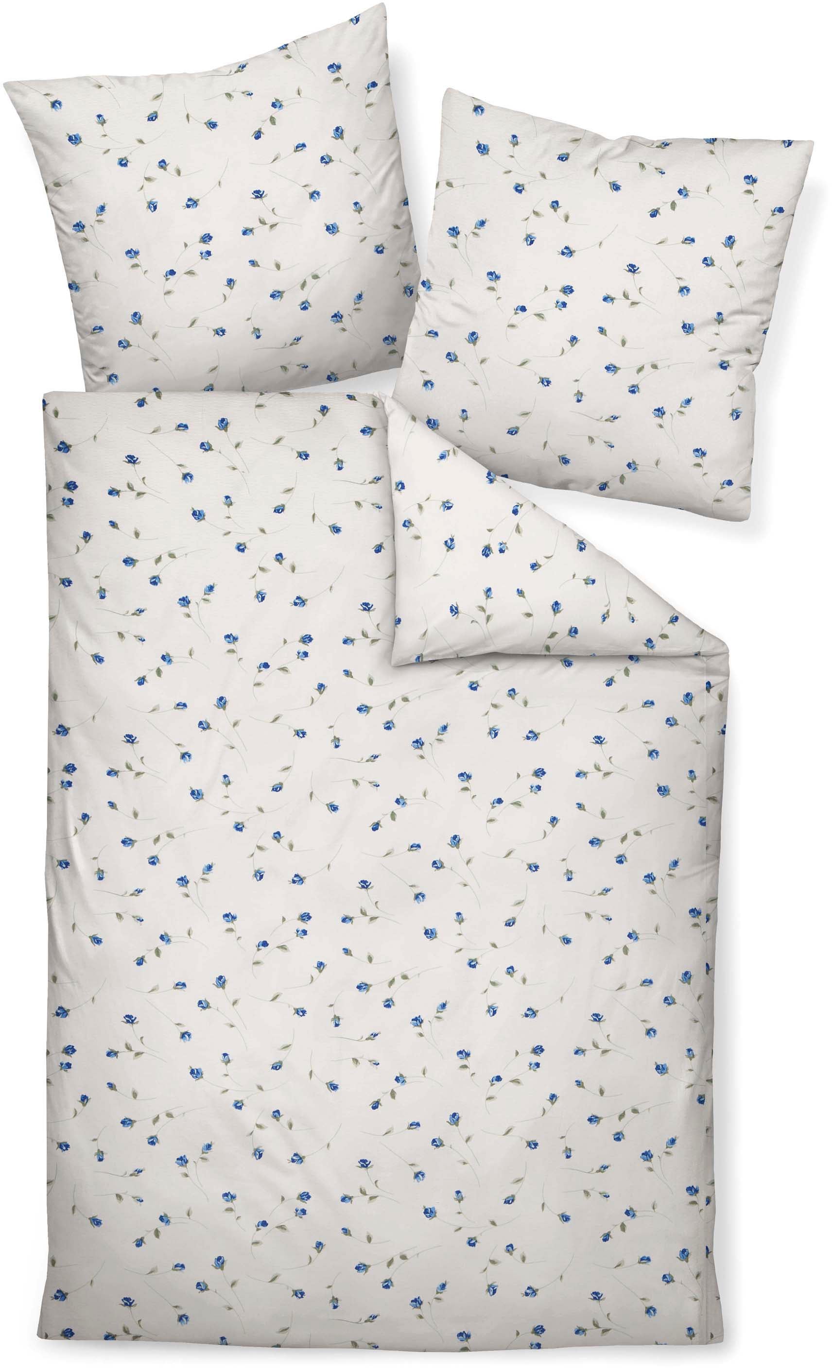 Janine Bettwäsche "TANGO2174 02 155x200,80x80" mit Reißverschluss von Janine