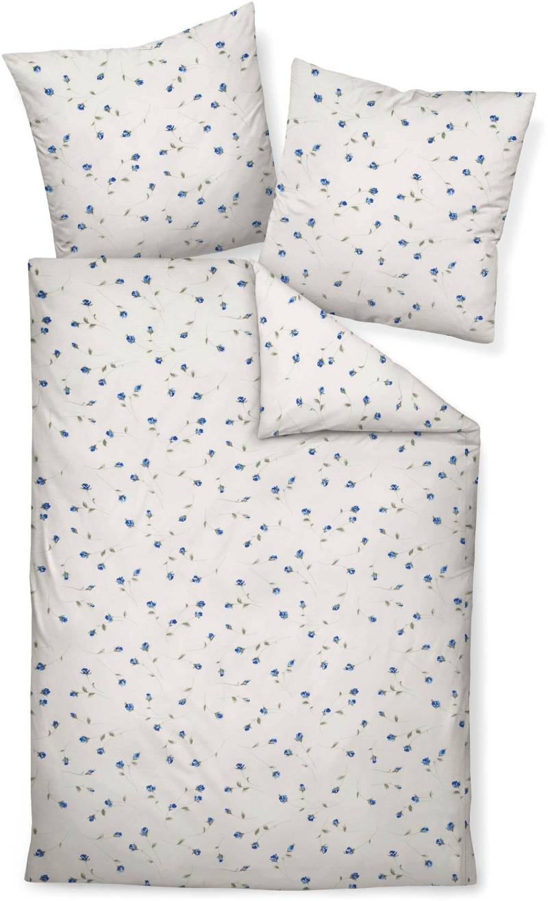 Janine Bettwäsche "TANGO2174 02 155x200,80x80" mit Reißverschluss von Janine