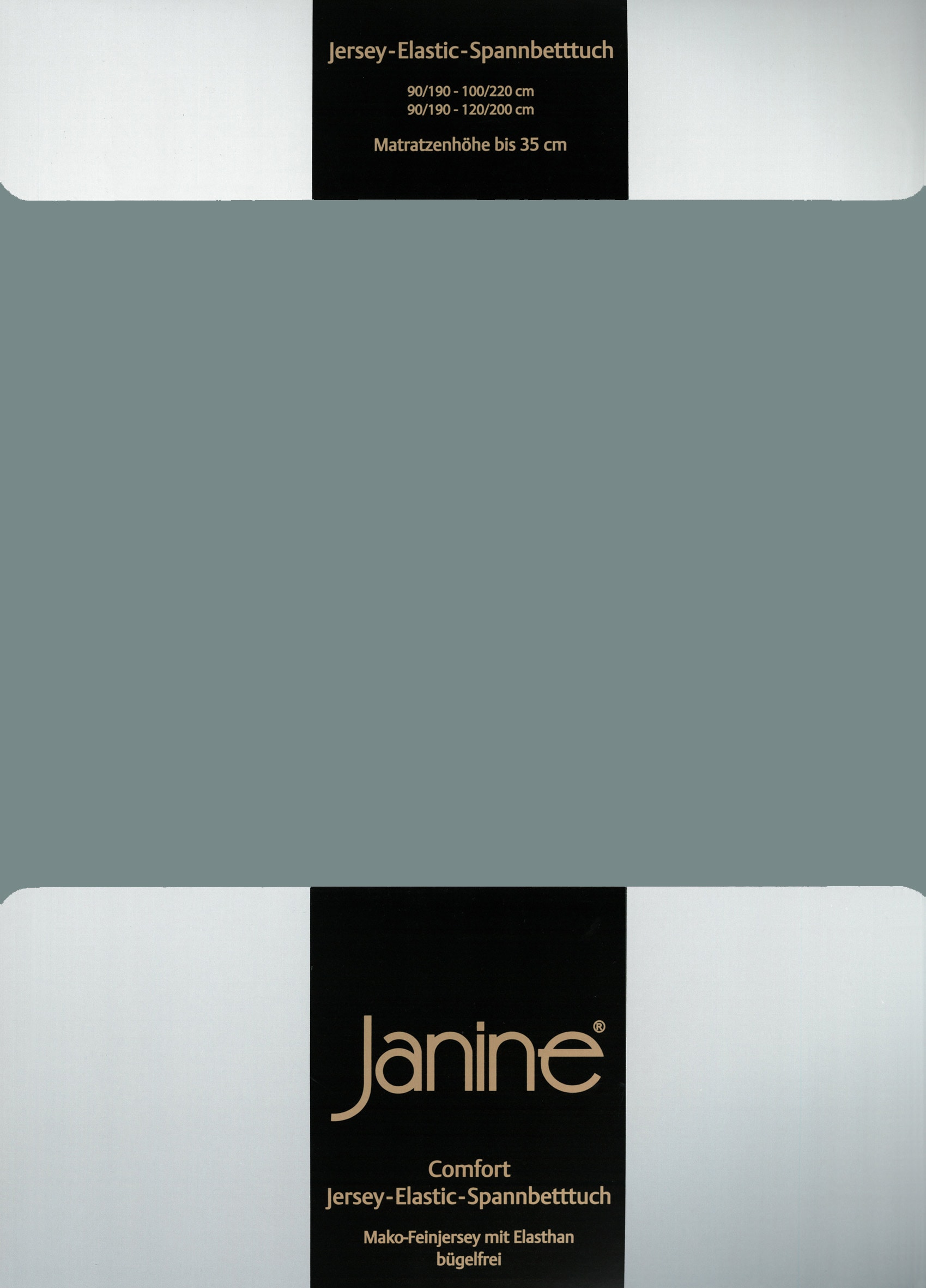 Janine Spannbettlaken "ELASTIC 5002", für Matratzen bis 35 cm Höhe, 95% Baumwolle, hochwertig, langlebig von Janine
