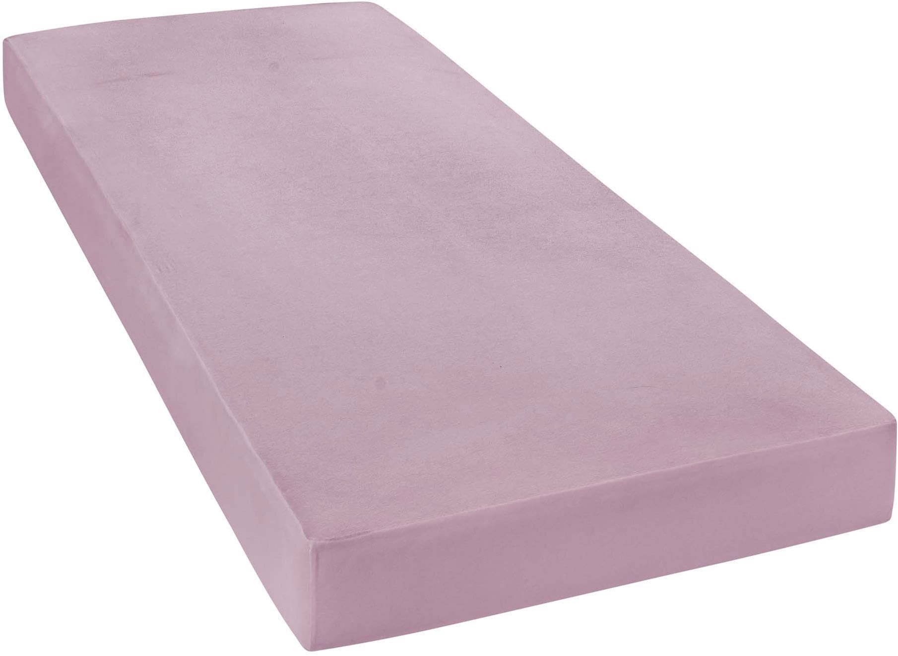 Janine Spannbettlaken "MAKO-FEINJERSEY 5007" aus 100% Baumwolle, für Matratzen bis 26 cm Höhe von Janine