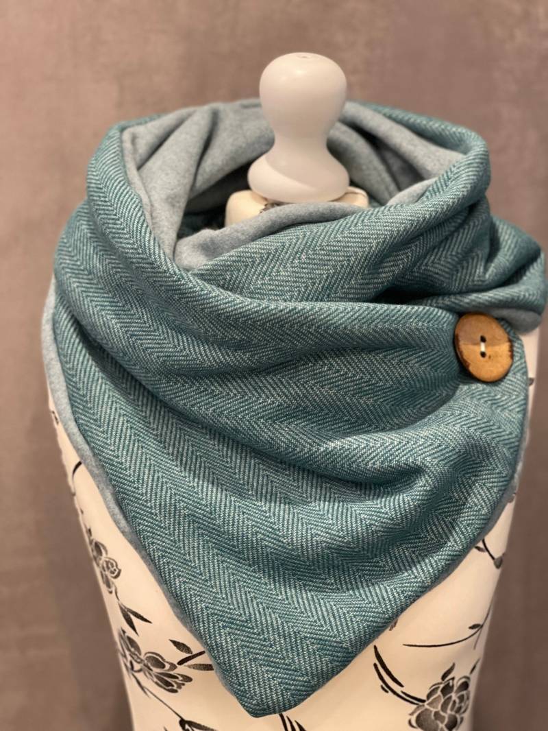 Wickelschal, Dreieckstuch, Schal , Scarf, Loopschal, Wrap Scarf von JaninesFadenzauber