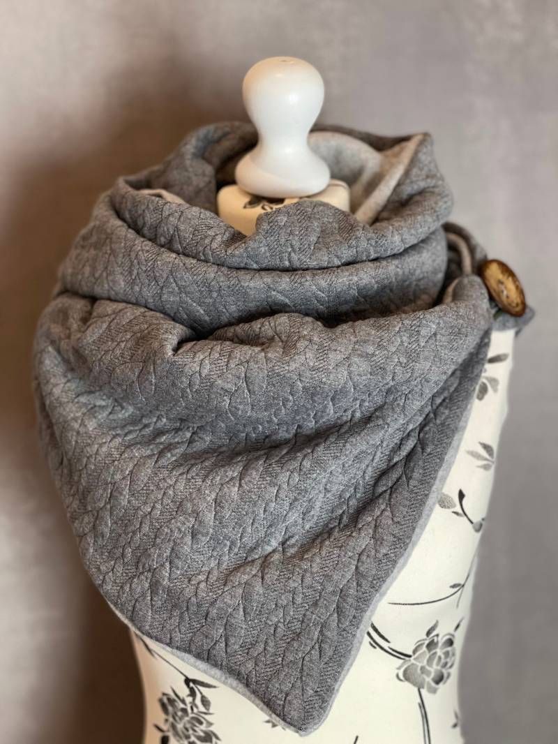Wickelschal, Dreieckstuch, Schal , Scarf, Loopschal, Wrap Scarf von JaninesFadenzauber
