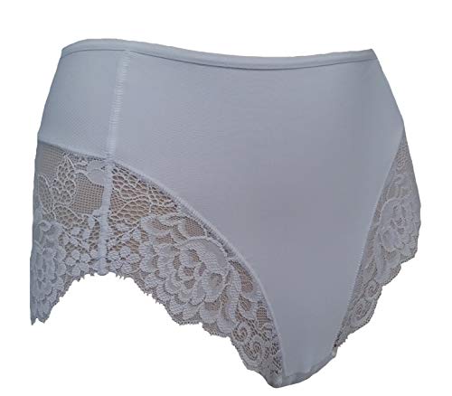 JANIRA Niki Greta High Slip mit Spitze, Weiß, T. L, weiß von Janira