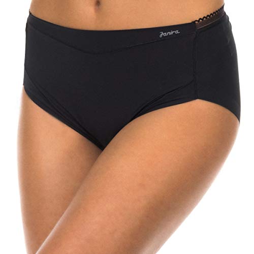 Janira Damen Brislip Brislip Slip – unsichtbar weich und hinterlässt keine Spuren auf der Haut. Gr. 36, Schwarz von Janira