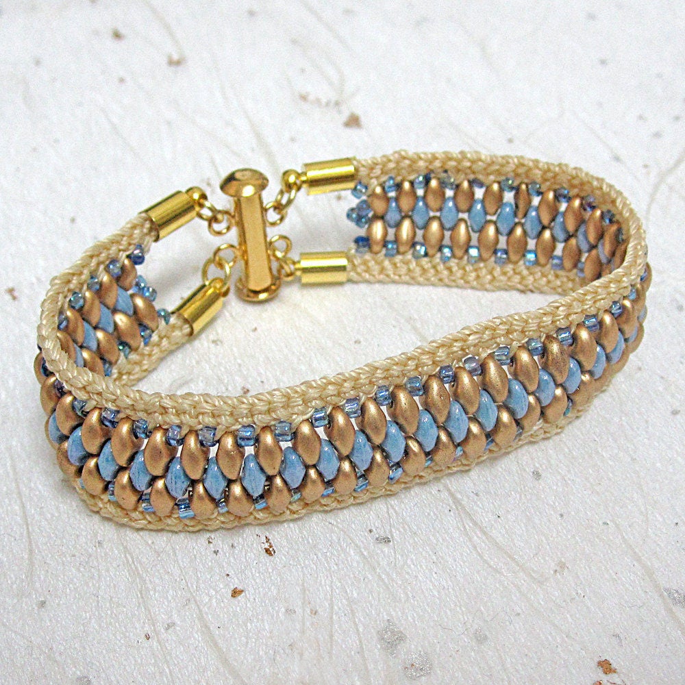 Perlen Kumihimo Armband Gewebt Casual Perlen Kumihimo Armband Gewebt Casual von JanislaJewels