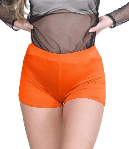 Janisramone Frauen Damen Neu Ebene Dehnbar Heiß Kurze Hose Tanzen Fitnessstudio Verein Tragen Party Mini Kurze Hose von Janisramone