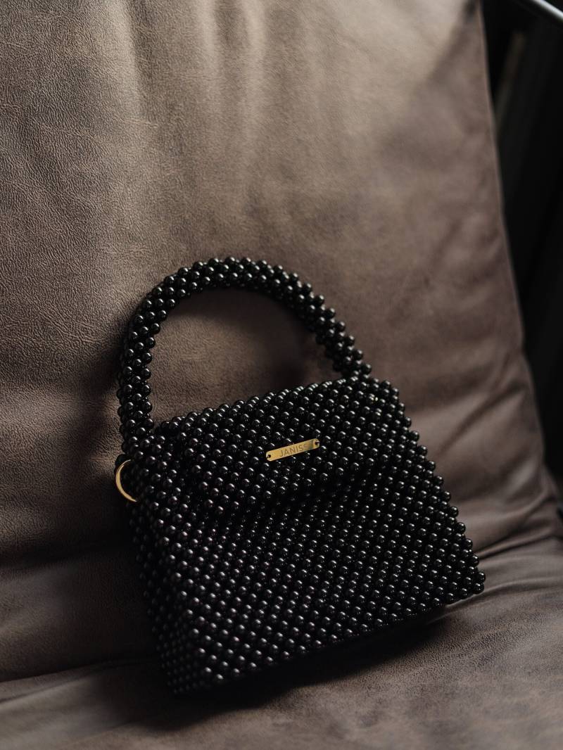 Handgemachte Perlen-Perlen-Tasche, Brauthochzeitshandtasche von JanissBrand