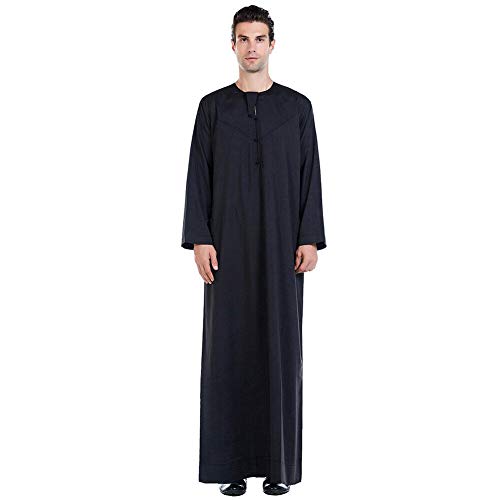 Janjunsi Arabische Muslimische Dishdasha Robe, Naher Osten Thobe Islamische Ethnische Kleidung Indian Kaftan Church Prayer Kandoura für Männer von Janjunsi