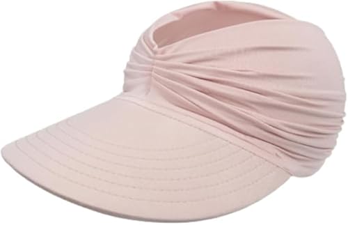 Janjunsi Sonnenhut Damen Sommerhut Strandhut UPF 50+ UV-Schutz Visors Sportmütze Strandhut Damenvisor Sonnenvisor Sonnenhut faltbar Sunblocking Hüte von Janjunsi