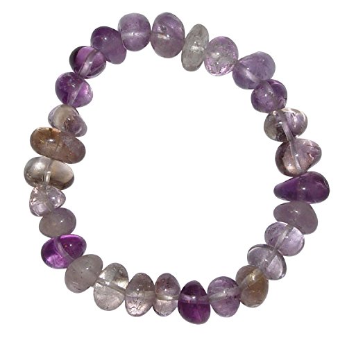 Janni Jewellery Armband aus Ametrin, polierte Chips, SC-Arm-Fan-AMETRIN-01 Marke, Einheitsgröße, Unkostbare Metalle, Kein Edelstein von Joyas Janni