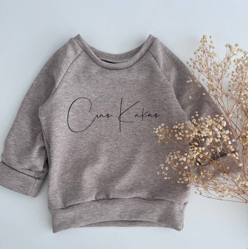 Sweatshirt Pullover Ciao Kakao in Verschiedenen Größen, Statement, Baby, Geschenk, Geburt, Newborn Sweatshirt Pullover Ciao Kakao in Verschiedenen Größen, Statement, Baby, Geschenk, Geburt, Newborn von JannidesignShop