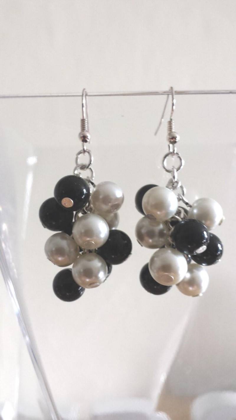 statement Chunky Cluster Ohrringe, Verschiedene Farben von JansGems2012