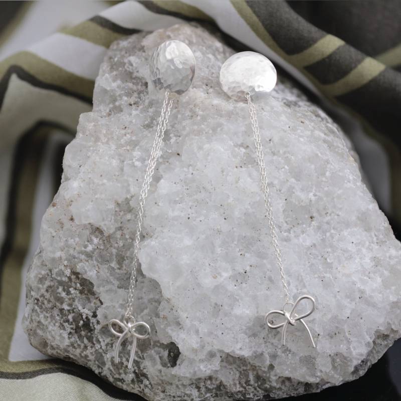 sterling Silber Ohrringe, Ohrringe Aus Abfall, Schmuck Recycelter Schmuck, Geschmiedete/Gehämmerte Silberohrringe, Unikat sterling Silber Ohrringe, Ohrringe Aus Abfall, Schmuck Recycelter Schmuck, Geschmiedete/Gehämmerte Silberohrringe, Unikat von JansenDiamonds