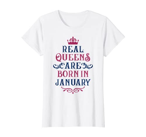Damen Sternzeichen Wassermann Steinbock Januar Frauen Geschenk T-Shirt Damen Sternzeichen Wassermann Steinbock Januar Frauen Geschenk T-Shirt von Januar geboren Wassermann Steinbock Frau Geschenke