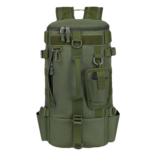 Talle Backpack – Angeltasche, Angeltasche, Schlingengepäck TACK | Angeltasche im Freien, mehrere Taschen mit Kanalhalter, leichter Angelrucksack-Organizer für Camp, Army Green, Se référer au von Janurium