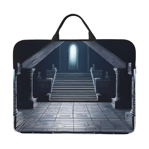 35,6 cm (14 Zoll) Laptoptasche – GhostlyGathering Volldruck-Design, ideal für Geschäftsreisen und tägliches Pendeln von JaoXer