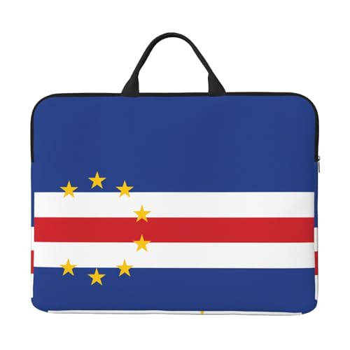 Flagge von Kolumbien Druck 14 Zoll Laptoptasche Sleeve Bag - Tragbarer Griff, Geschäftsreisen, Zubehörtasche für Notebook, Tablet, Flagge von Kap Verde, Einheitsgröße Flagge von Kolumbien Druck 14 Zoll Laptoptasche Sleeve Bag - Tragbarer Griff, Geschäftsreisen, Zubehörtasche für Notebook, Tablet, Flagge von Kap Verde, Einheitsgröße von JaoXer