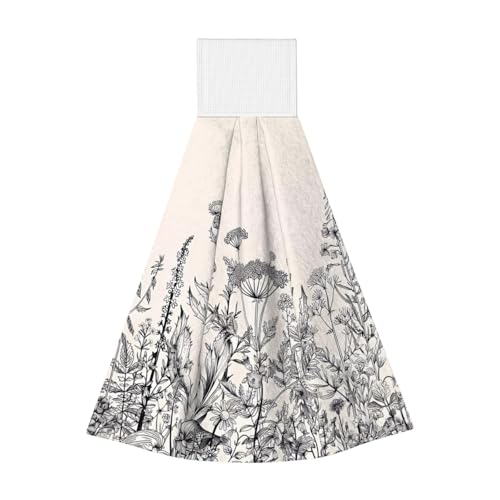 Floral Herbs Botanische Gravur, Korallensamt, Handtücher, Hängetuch, schnell trocknende Reinigungstücher für Küche, Bad, Camping und mehr Floral Herbs Botanische Gravur, Korallensamt, Handtücher, Hängetuch, schnell trocknende Reinigungstücher für Küche, Bad, Camping und mehr von JaoXer