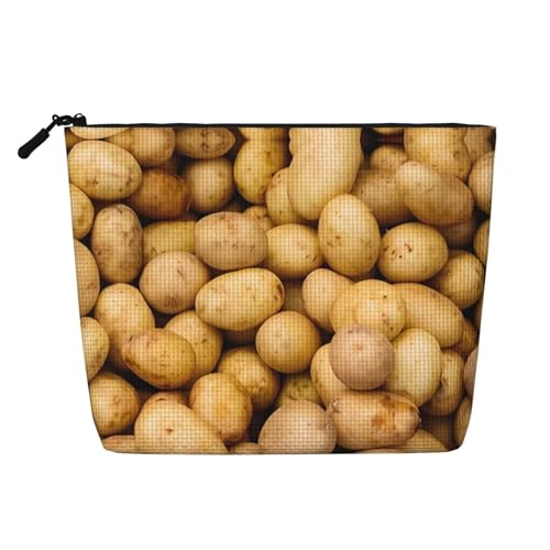 Gartenkartoffeln aus künstlichem Hanf Make-up-Tasche, Kulturbeutel, Organizer – eine Packung für mehrere tägliche Anwendungen, Geschäftsreise-Begleiter von JaoXer