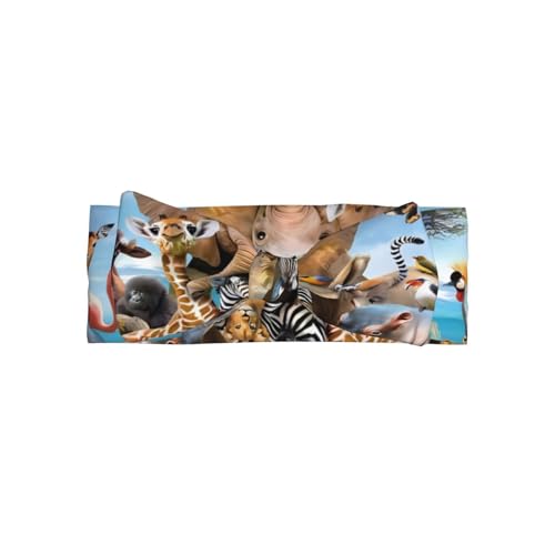 JaoXer Afrikanische Tiere Baby Schleife Stirnband - Weiche Schleife Haarschmuck für Baby, Neugeborene, Säuglinge, Kleinkinder und Kinder JaoXer Afrikanische Tiere Baby Schleife Stirnband - Weiche Schleife Haarschmuck für Baby, Neugeborene, Säuglinge, Kleinkinder und Kinder von JaoXer
