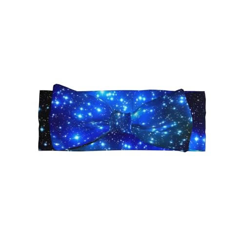 JaoXer Blaue glänzende Sterne Baby Schleife Stirnband - Weiche Schleife Haarschmuck für Baby, Neugeborene, Säuglinge, Kleinkinder und Kinder JaoXer Blaue glänzende Sterne Baby Schleife Stirnband - Weiche Schleife Haarschmuck für Baby, Neugeborene, Säuglinge, Kleinkinder und Kinder von JaoXer