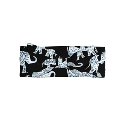 JaoXer Elefanten-Baby-Schleifen-Stirnband – weiche Schleife Haarschmuck für Babys, Neugeborene, Säuglinge, Kleinkinder und Kinder von JaoXer