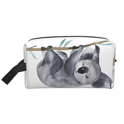 JaoXer Große Reise-Kosmetiktasche, wiederverwendbar, lustiger Koalas-Druck, Dopp Kit für Toilettenartikel, tragbarer Organizer für Männer und Frauen, weiß, Einheitsgröße JaoXer Große Reise-Kosmetiktasche, wiederverwendbar, lustiger Koalas-Druck, Dopp Kit für Toilettenartikel, tragbarer Organizer für Männer und Frauen, weiß, Einheitsgröße von JaoXer