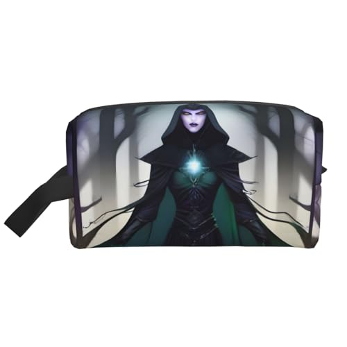 JaoXer Große Reise-Kosmetiktasche - Wiederverwendbare WraithsAndWitches Print Dopp Kit für Toilettenartikel, tragbarer Organizer für Männer und Frauen, Weiß, Einheitsgröße JaoXer Große Reise-Kosmetiktasche - Wiederverwendbare WraithsAndWitches Print Dopp Kit für Toilettenartikel, tragbarer Organizer für Männer und Frauen, Weiß, Einheitsgröße von JaoXer