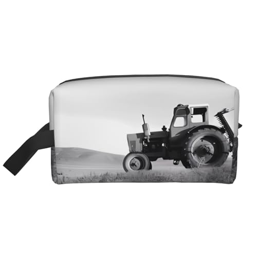 JaoXer Große Reise-Kosmetiktasche - Wiederverwendbarer Traktor Landwirtschaft Ruhiger Druck Dopp Kit für Toilettenartikel, Tragbarer Organizer für Männer und Frauen, Weiß, Einheitsgröße JaoXer Große Reise-Kosmetiktasche - Wiederverwendbarer Traktor Landwirtschaft Ruhiger Druck Dopp Kit für Toilettenartikel, Tragbarer Organizer für Männer und Frauen, Weiß, Einheitsgröße von JaoXer