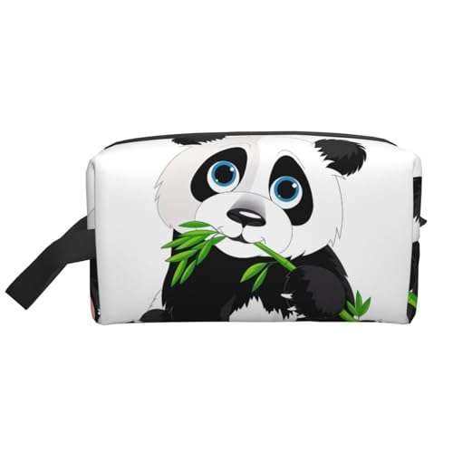 JaoXer Große Reise-Kosmetiktasche – Wiederverwendbarer süßer Panda-Druck, Dopp Kit für Toilettenartikel, tragbarer Organizer für Männer und Frauen, weiß, Einheitsgröße JaoXer Große Reise-Kosmetiktasche – Wiederverwendbarer süßer Panda-Druck, Dopp Kit für Toilettenartikel, tragbarer Organizer für Männer und Frauen, weiß, Einheitsgröße von JaoXer