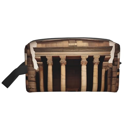 JaoXer Große Reise-Kosmetiktasche – Wiederverwendbares Antike Relikt-Druck-Dopp Kit für Toilettenartikel, tragbarer Organizer für Männer und Frauen, weiß, Einheitsgröße JaoXer Große Reise-Kosmetiktasche – Wiederverwendbares Antike Relikt-Druck-Dopp Kit für Toilettenartikel, tragbarer Organizer für Männer und Frauen, weiß, Einheitsgröße von JaoXer