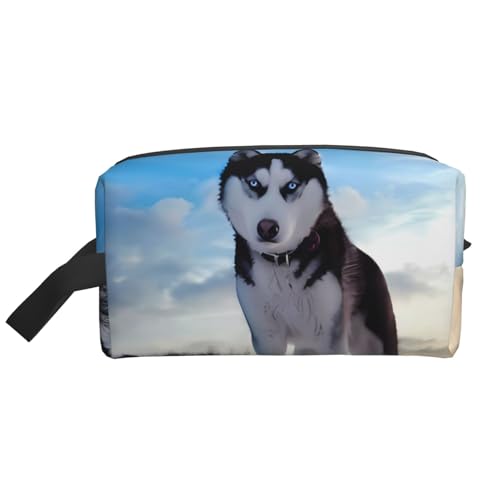 JaoXer Große Reise-Kosmetiktasche - Wiederverwendbares Hunde-Druck-Dopp-Kit für Toilettenartikel, tragbarer Organizer für Männer und Frauen, weiß, Einheitsgröße JaoXer Große Reise-Kosmetiktasche - Wiederverwendbares Hunde-Druck-Dopp-Kit für Toilettenartikel, tragbarer Organizer für Männer und Frauen, weiß, Einheitsgröße von JaoXer