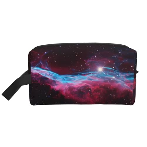 JaoXer Große Reise-Kosmetiktasche - Wiederverwendbares Universum Galaxie-Druck Dopp Kit für Toilettenartikel, tragbarer Organizer für Männer und Frauen, Weiß, Einheitsgröße JaoXer Große Reise-Kosmetiktasche - Wiederverwendbares Universum Galaxie-Druck Dopp Kit für Toilettenartikel, tragbarer Organizer für Männer und Frauen, Weiß, Einheitsgröße von JaoXer