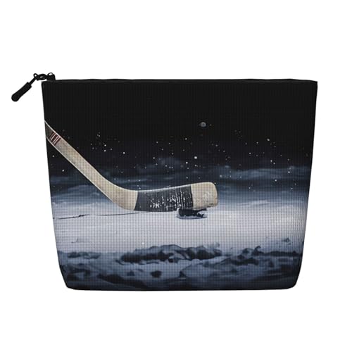 JaoXer Hockeyschläger aus künstlichem Hanf, Make-up-Tasche, Kulturbeutel, Organizer – eine Packung für mehrere tägliche Anwendungen, Geschäftsreise-Begleiter, Schwarz, Einheitsgröße von JaoXer