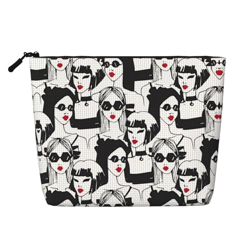 JaoXer Kosmetiktasche für Damen, Sonnenbrille, künstlicher Hanf, Kulturbeutel, Organizer, eine Packung für mehrere tägliche Anwendungen, Geschäftsreisen, Schwarz, Einheitsgröße JaoXer Kosmetiktasche für Damen, Sonnenbrille, künstlicher Hanf, Kulturbeutel, Organizer, eine Packung für mehrere tägliche Anwendungen, Geschäftsreisen, Schwarz, Einheitsgröße von JaoXer
