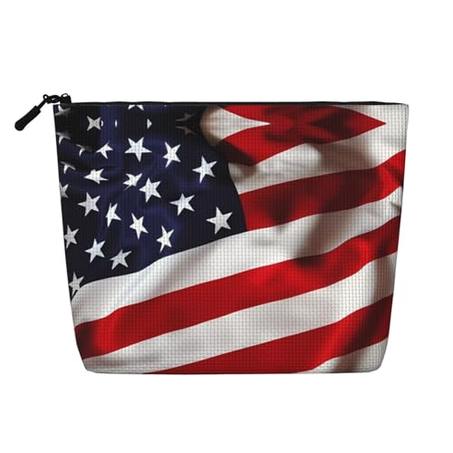 JaoXer Kosmetiktasche mit amerikanischer Flagge, künstlicher Hanf, Kulturbeutel, Organizer für mehrere tägliche Anwendungen, Geschäftsreise, Schwarz, Einheitsgröße JaoXer Kosmetiktasche mit amerikanischer Flagge, künstlicher Hanf, Kulturbeutel, Organizer für mehrere tägliche Anwendungen, Geschäftsreise, Schwarz, Einheitsgröße von JaoXer