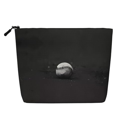 JaoXer Make-up-Tasche aus künstlichem Hanf, Kosmetik-Organizer, eine Packung für mehrere tägliche Anwendungen, Geschäftsreise-Begleiter, Schwarz, Einheitsgröße von JaoXer