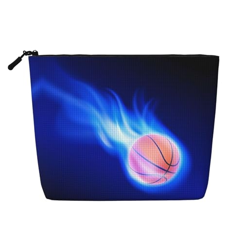 JaoXer Make-up-Tasche aus künstlichem Hanf, Kosmetiktasche, Kosmetik-Organizer, eine Packung für mehrere tägliche Anwendungen, Geschäftsreise-Begleiter, Schwarz, Einheitsgröße von JaoXer