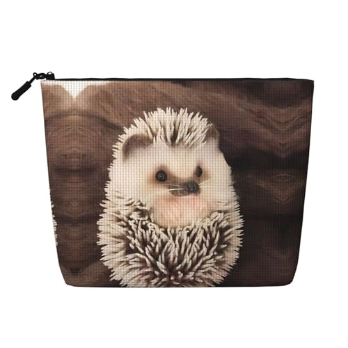 JaoXer Make-up-Tasche aus künstlichem Hanf, für Babys, Igel, Kulturbeutel, Organizer, eine Packung für mehrere tägliche Anwendungen, Geschäftsreise, Schwarz, Einheitsgröße JaoXer Make-up-Tasche aus künstlichem Hanf, für Babys, Igel, Kulturbeutel, Organizer, eine Packung für mehrere tägliche Anwendungen, Geschäftsreise, Schwarz, Einheitsgröße von JaoXer